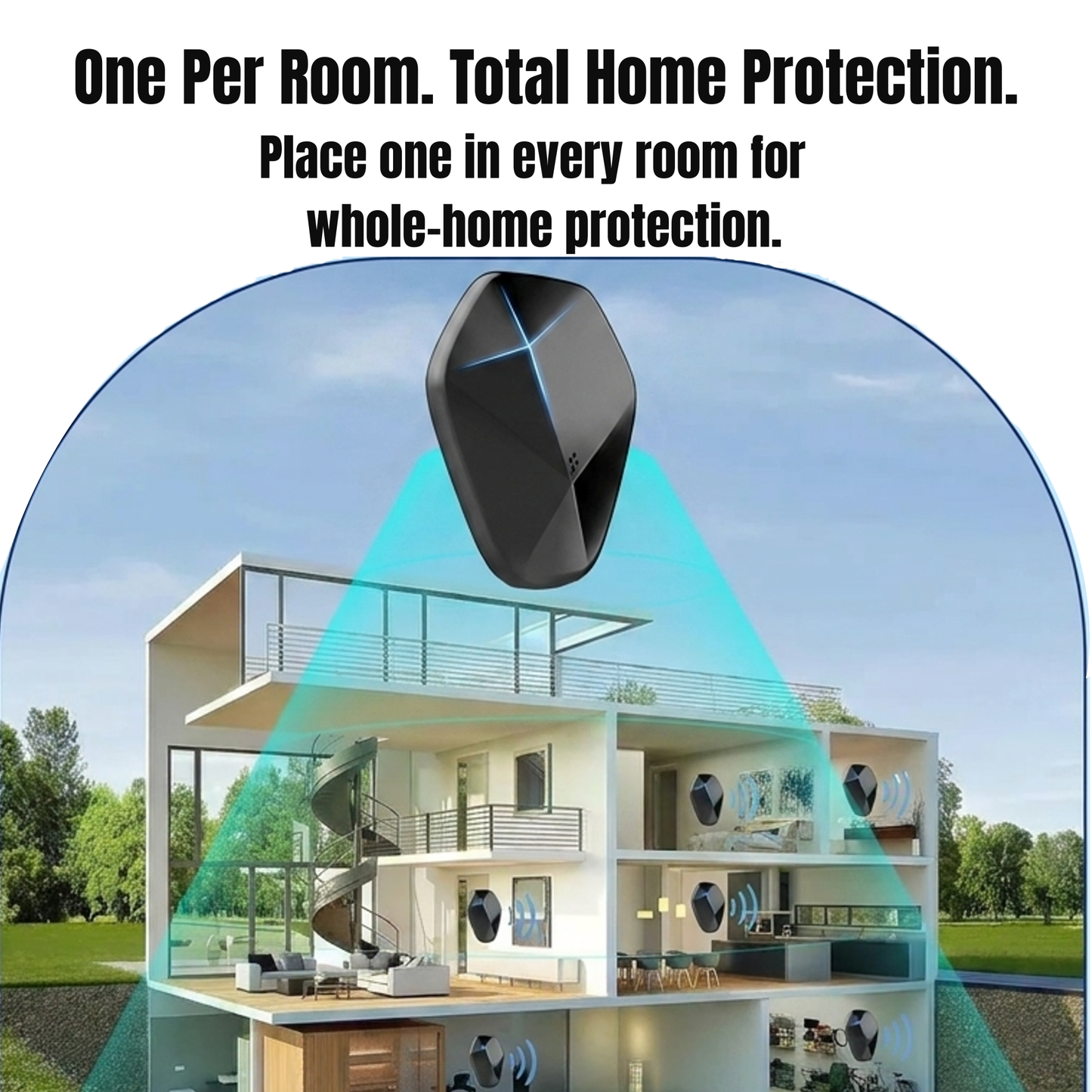 Particle Zero SHIELD - 2026 Upgraded Pest Repeller - Banish Pests For Good